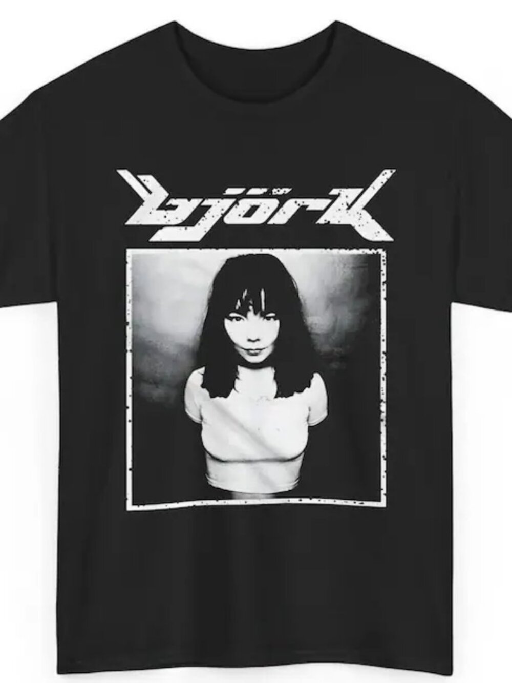 Björk  T-Shirt  Retro 90s Y2K Singer Black & White Unisex T Shirt